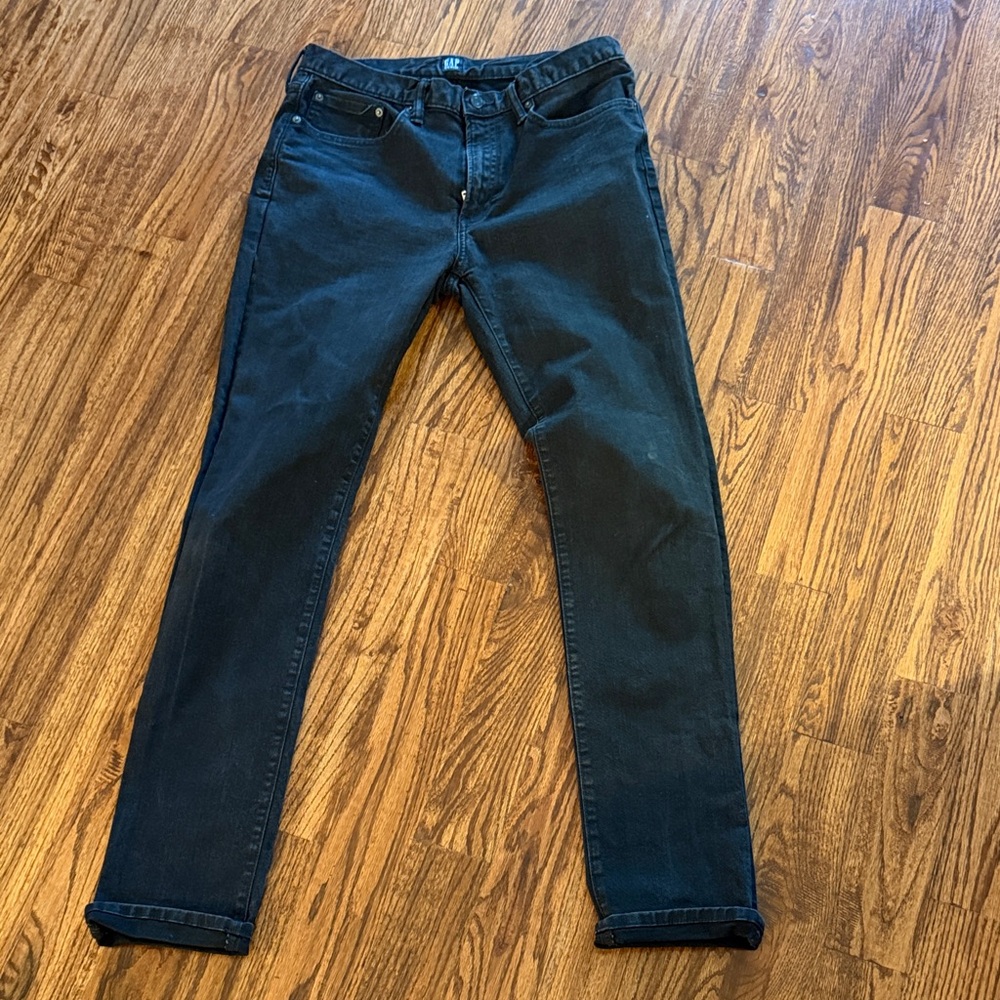 Men's Gap Black Skinny Jeans 32x34